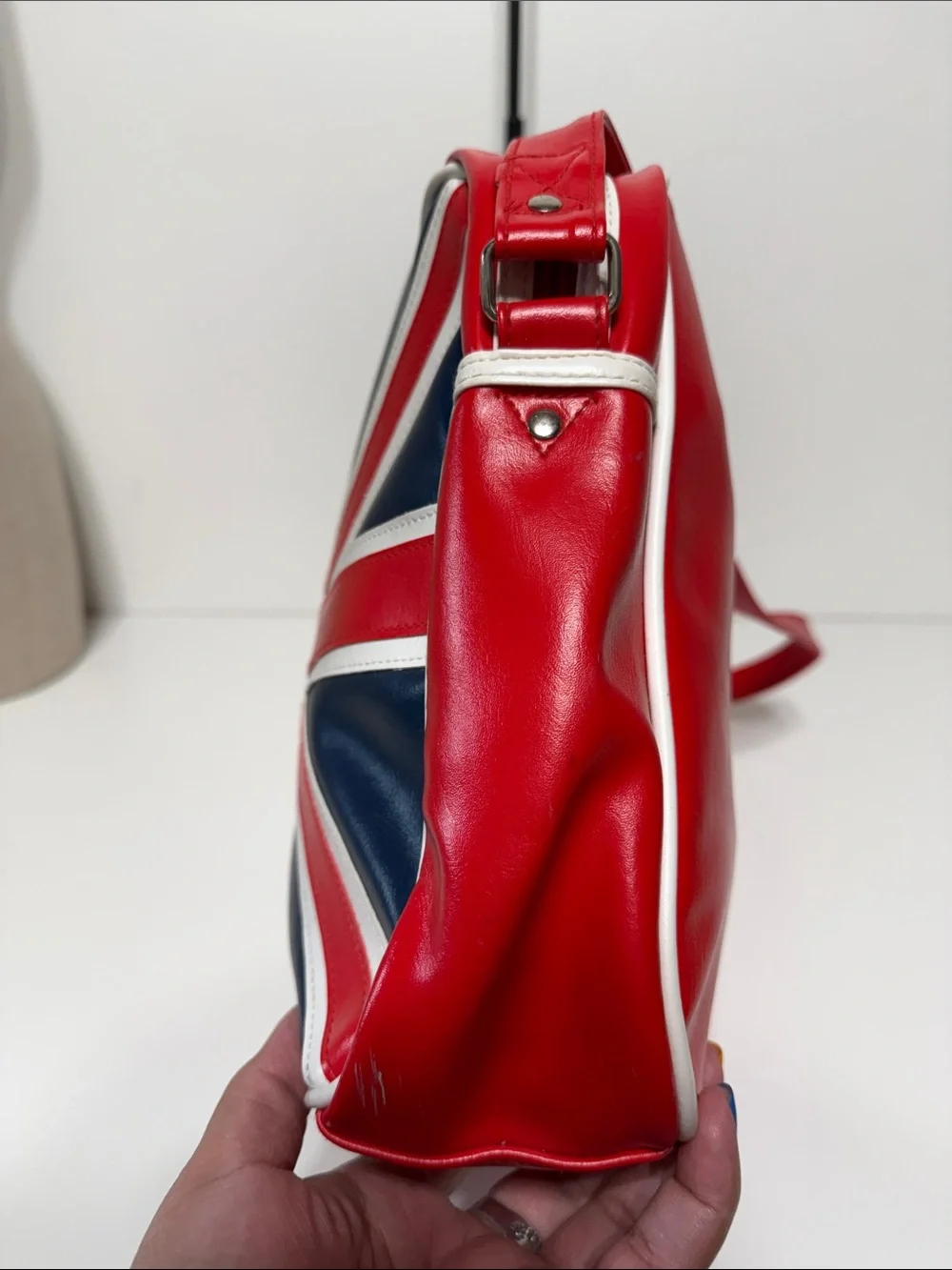 Vintage Lonsdale London Union Jack Crossbody Shoulder Bag